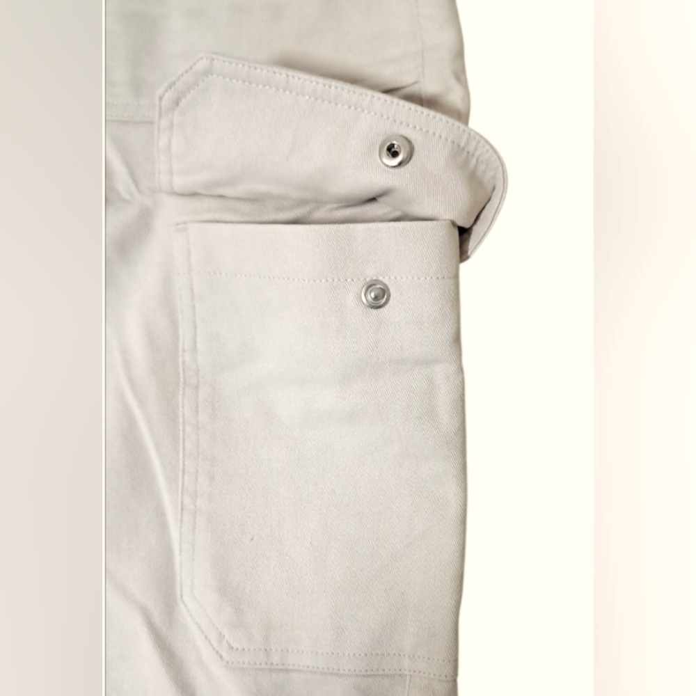 American Tall Cargo Chino Pants | 12 Tall | Soft Beige | Utility Style - Picture 5 of 16